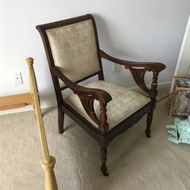 Old armed chair