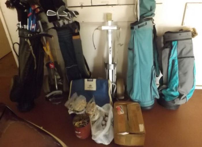 MFM047 Golf Clubs , Bags, Ball Holder and More
