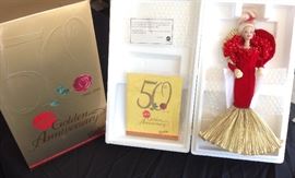 "Celebrating Barbie 50th Anniversary" Collector Doll in orginial box.