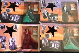 "Gone With The Wind" Barbie Doll Collection, all dolls are in their original box,