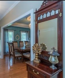 Vintage Entry Hallway clothes/boot furniture.