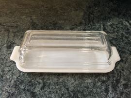 Fire King Rare 1/4 butter dish.