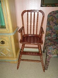 vintage high chair