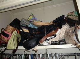 many purses, still sorting