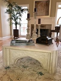 Faux Stone Table (Kreiss) :  $850