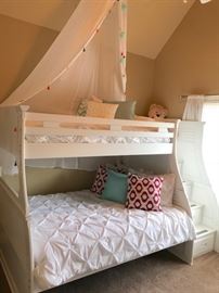 Twin on top & Queen on bottom Bunk Beds Including Mattresses (BRAND NEW!) : $1200