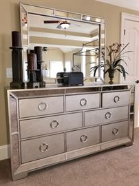 ***SOLD***Dresser and mirror: $750