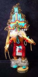 Hopi Hemis Kachina Doll Signed 