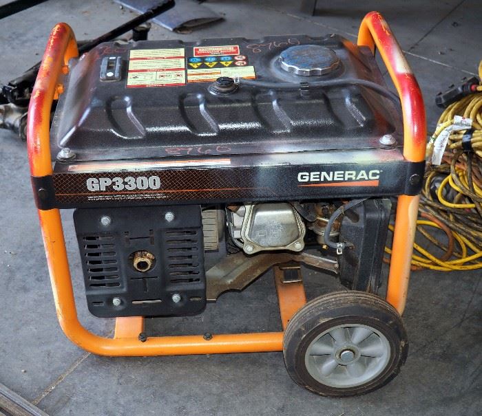 Generac GP3300 Generator Model 0064310, 3300wt Output
