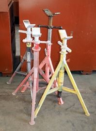 Journeyman Style High-Jack Stands With V Head, Qty 4, Rothenberger, Midco, Sumner