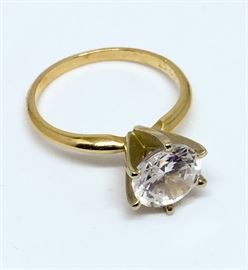 14k Gold Cubic Zirconia ring