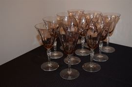 Clear to Color Set of Water or Tea Glasses