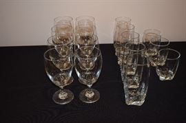 Water Goblets, Tea Glasses, Juice Glasses