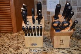 Cruisinart and Henkels Knife Sets