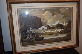You've Been So Long At Sea Horatio Sined Numbered 1654/2500 By Charles Wysocki. 28" X 37"