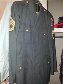 Vintage decorated Army uniform