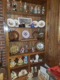 Decorative plates, figurines, bookends, & more.