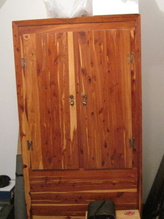 Cedar cabinet