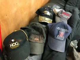 Hats galore, most barely worn