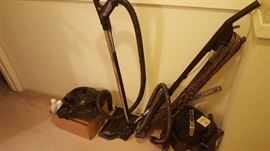 Complete Rainbow Cleaner. Vacuum,  carpet cleaner attachments, upholstery cleaner attachments, plus more!