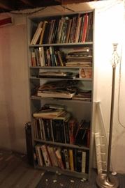 Lots and Lots of books, from art, design, photography, anime, comics, movie production...