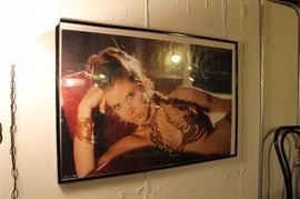 Vintage Princess Leia cheesecake poster