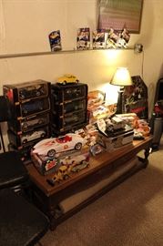 Diecast cars and Speed Racer toys