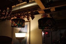 Vintage Calvert Extra bar lamps