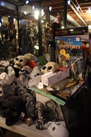 Goth and Halloween decor