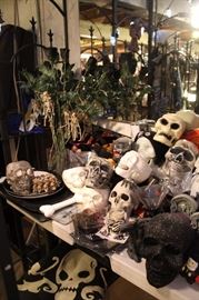 Goth and Halloween decor