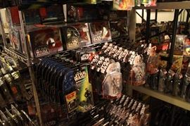 Star Wars and Star Trek action figures