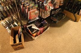 Star Wars and Star Trek action figures