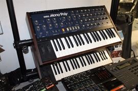 KORG Mono / Poly synthesizers , pair