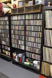 A truly great CD collection, from rock, techno, goth, industrial, alternative, new wave, classical, 80s, 90s, etc.