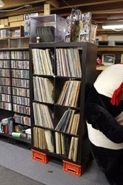 An awesome album collection, from rock, techno, goth, industrial, alternative, new wave, classical, 80s, 90s, easy listening, classical, vintage, and opera, some rare gems in there... most are in amazing shape or near mint! Rare albums and pricier selections are also located upstairs at checkout.
