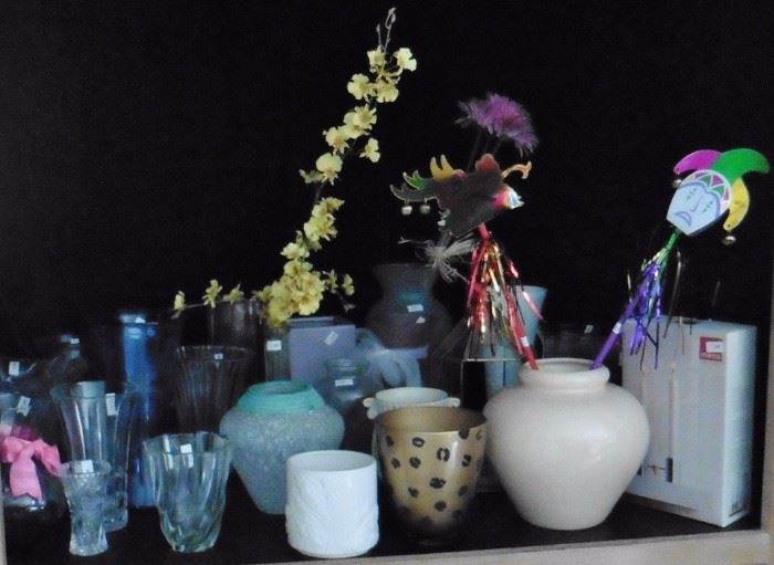 Assorted vases