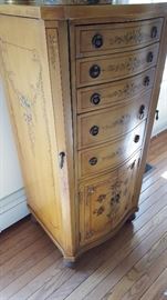 "Handpainted Jewelry Armoire Cabinet Storage (22" x 18" x 44")

