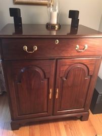 Beautiful cabinet; houses the stereo system, but will separate