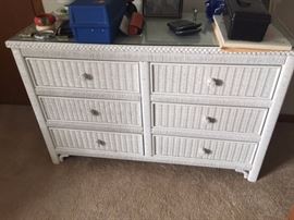 rattan dresser