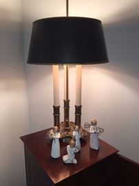 Unique table lamp; Willow tree angels