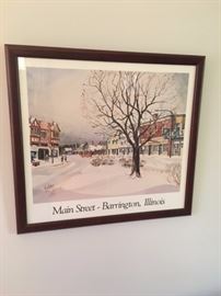 Main Street Barrington watercolor