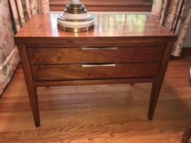 2 drawer Vintage nightstand