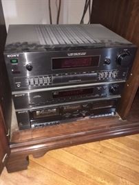 SONY stereo components