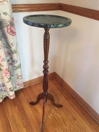 Marble top side table