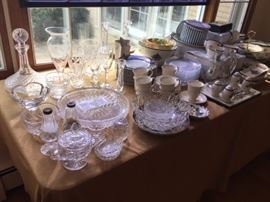 High end crystal; some Waterford