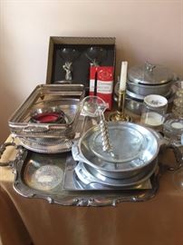 Rogers and IS Silver plated, some aluminum