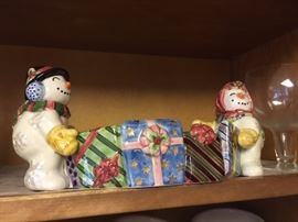 FITZ and FLOYD Christmas bowl