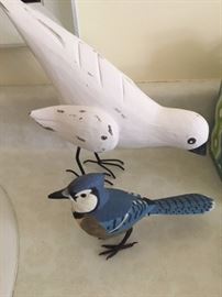 Wooden birds