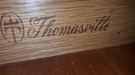Thomasville Chest Label