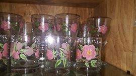 Desert Rose Glassware